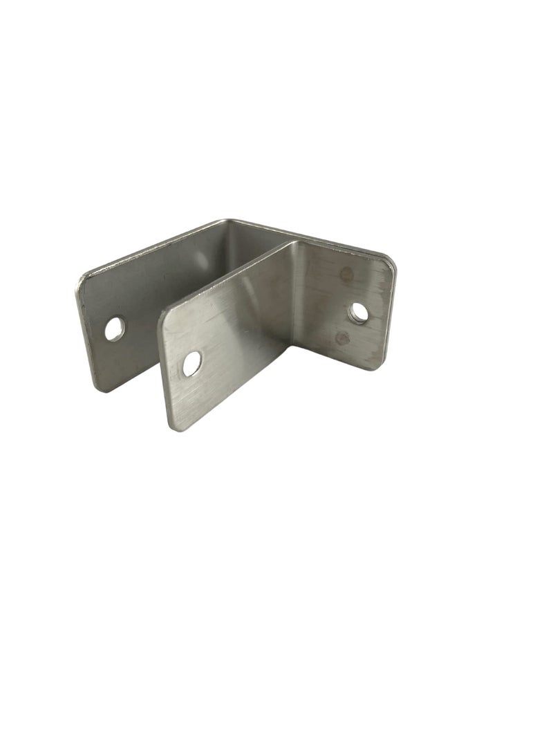 Harris Hardware TP15239 Stamped Steel Pilaster Pack for 1-1/4 in. Post  2 One-Ear Brackets and One Way Fasteners - Image 3
